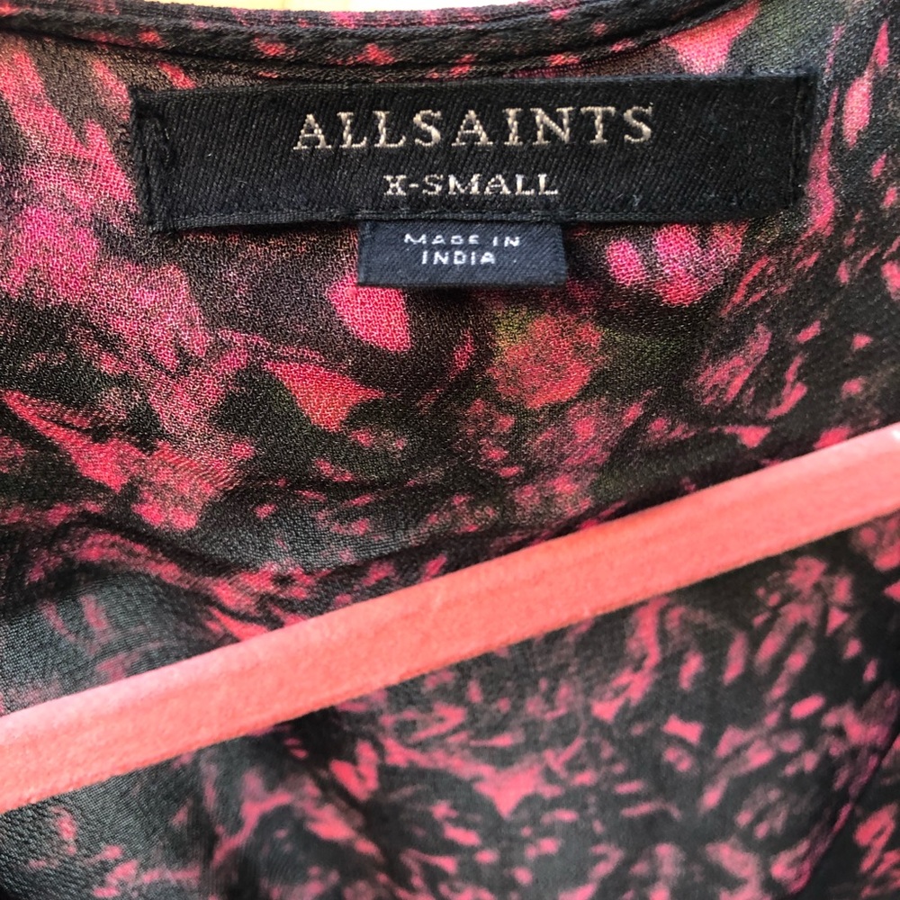 ALL SAINT wrap around dress XS